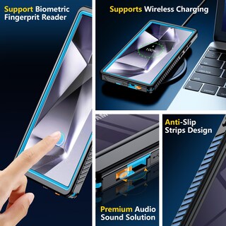 Foto 6 | Funda De Teléfono Spidercase Impermeable Para Samsung Galaxy S24 Ultra - Venta Internacional.