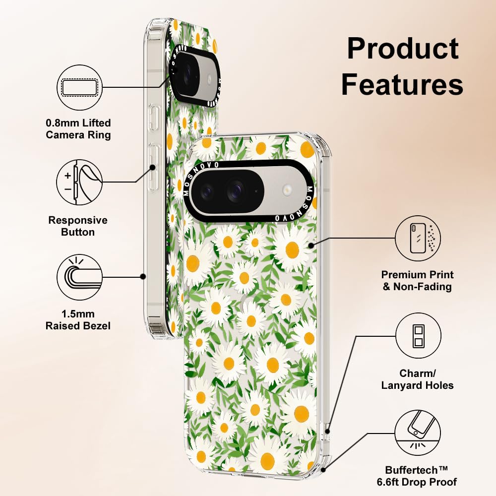 Foto 7 pulgar | Funda De Teléfono Mosnovo Para Google Pixel 9 Y Pixel 9 Pro, Tpu Transparente - Venta Internacional.
