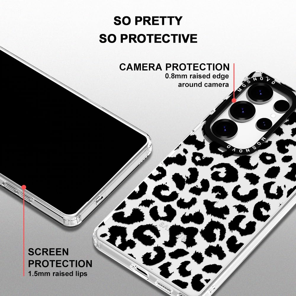 Foto 5 pulgar | Funda De Teléfono Mosnovo Para Samsung Galaxy S25 Ultra Black Leopard - Venta Internacional.