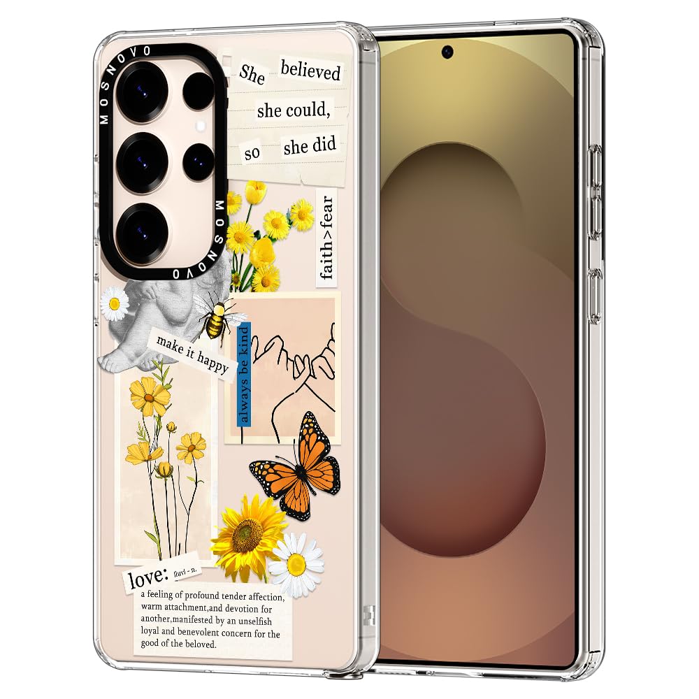 Funda De Teléfono Mosnovo Para Samsung Galaxy S25 Ultra Clear Tpu - Venta Internacional.