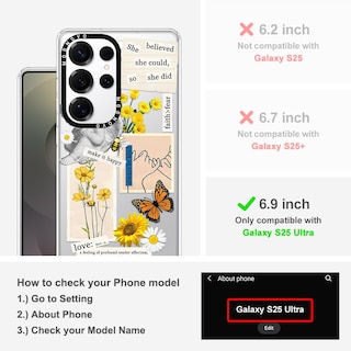 Foto 2 | Funda De Teléfono Mosnovo Para Samsung Galaxy S25 Ultra Clear Tpu - Venta Internacional.