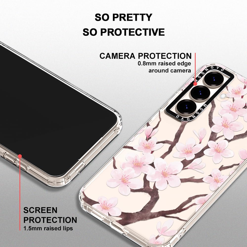 Foto 5 pulgar | Funda De Teléfono Mosnovo Para Samsung Galaxy S25 Cherry Blossom - Venta Internacional.