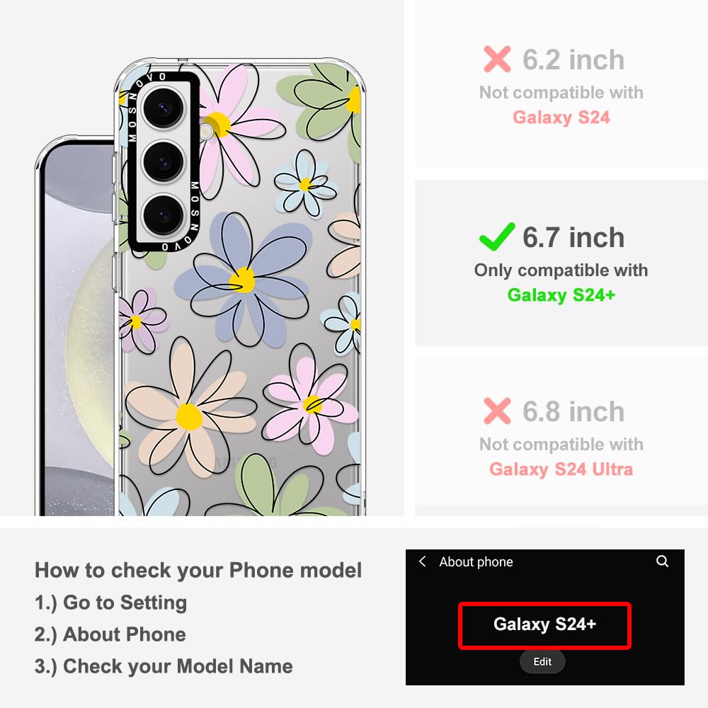 Foto 3 pulgar | Funda De Teléfono Mosnovo Para Samsung Galaxy S24 Plus Con Buffertech - Venta Internacional.