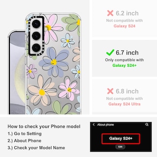 Foto 2 | Funda De Teléfono Mosnovo Para Samsung Galaxy S24 Plus Con Buffertech - Venta Internacional.