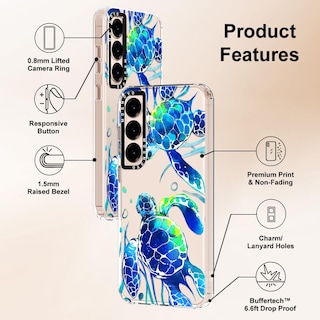Foto 6 | Funda De Teléfono Mosnovo Para Samsung Galaxy S25 Sea Turtles - Venta Internacional.