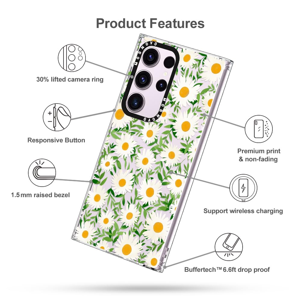 Foto 7 pulgar | Funda De Teléfono Mosnovo Para Samsung Galaxy S23 Ultra Clear Tpu - Venta Internacional.