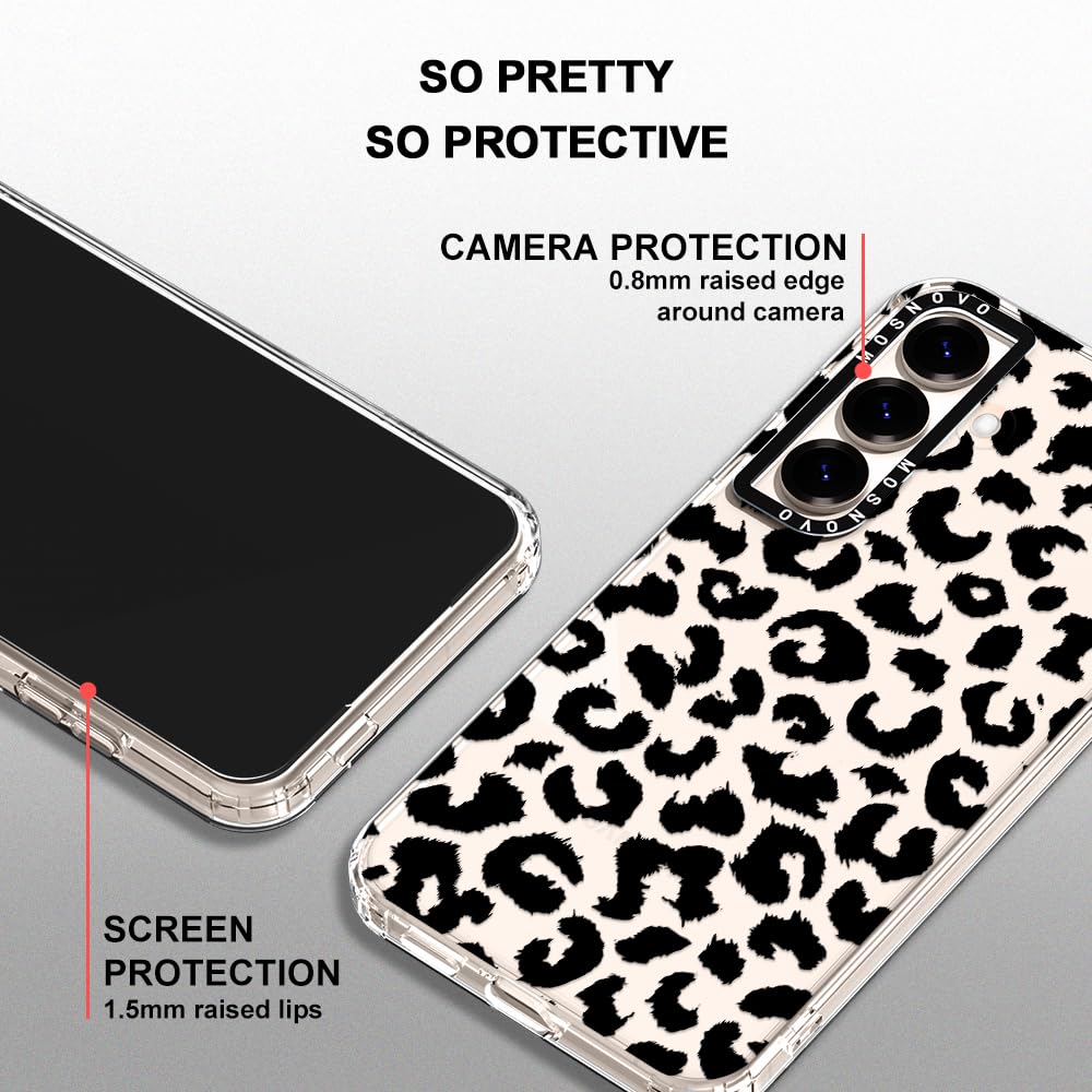 Foto 5 pulgar | Funda De Teléfono Mosnovo Para Samsung Galaxy S25 Black Leopard - Venta Internacional.