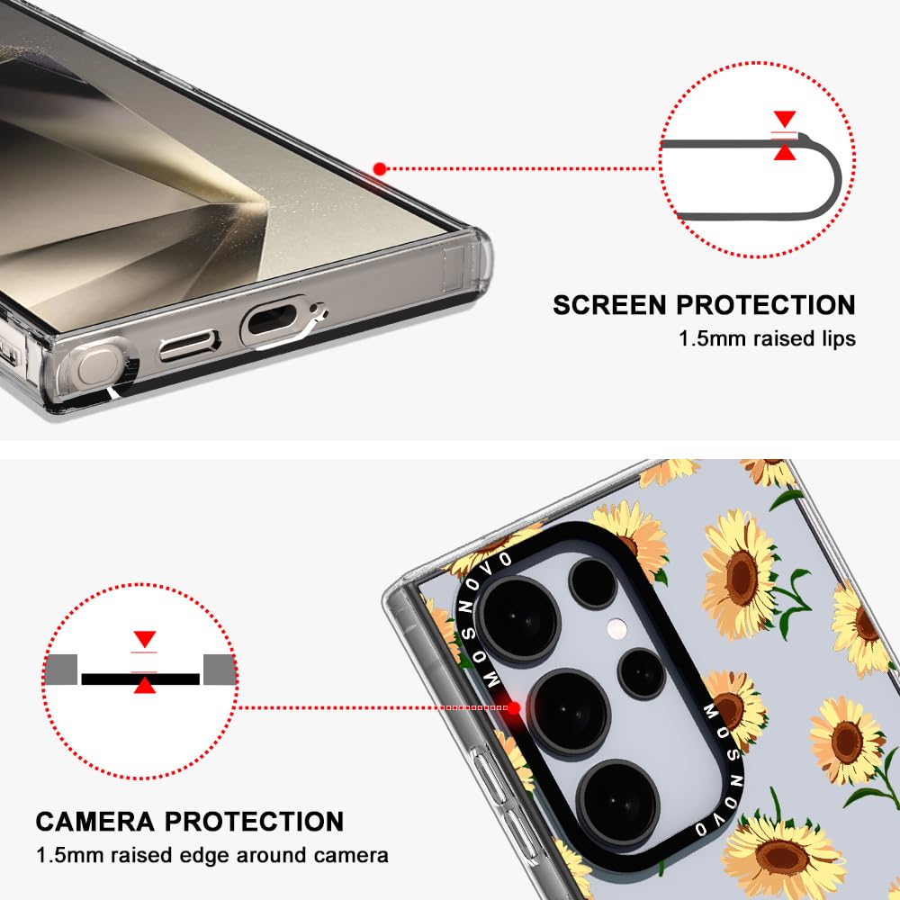 Foto 5 pulgar | Funda De Teléfono Mosnovo Para Samsung Galaxy S24 Ultra Sunflowers - Venta Internacional.