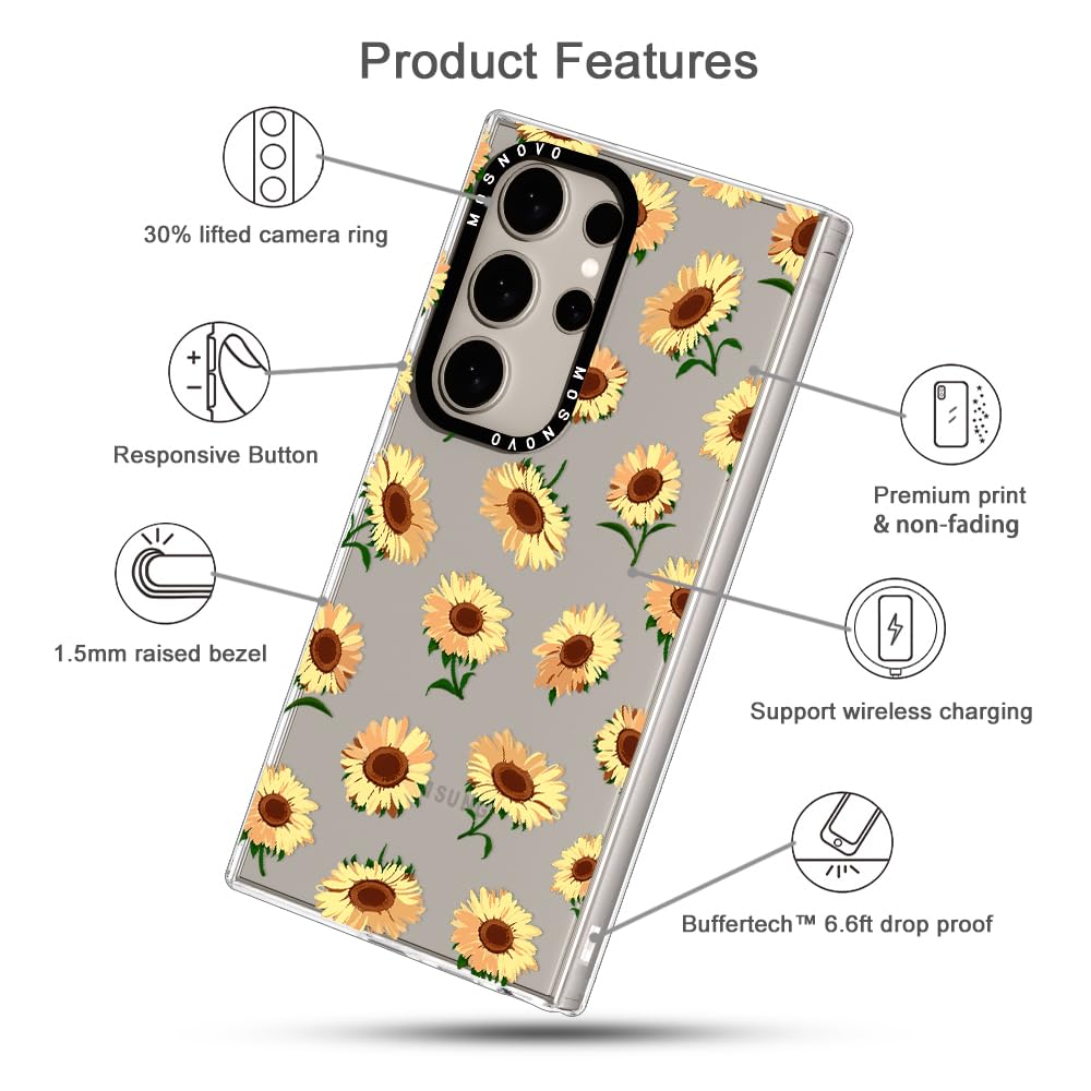 Foto 7 pulgar | Funda De Teléfono Mosnovo Para Samsung Galaxy S24 Ultra Sunflowers - Venta Internacional.