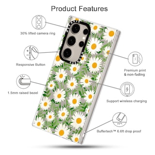 Foto 6 | Funda De Teléfono Mosnovo Para Samsung Galaxy S24 Ultra Daisies Design - Venta Internacional.