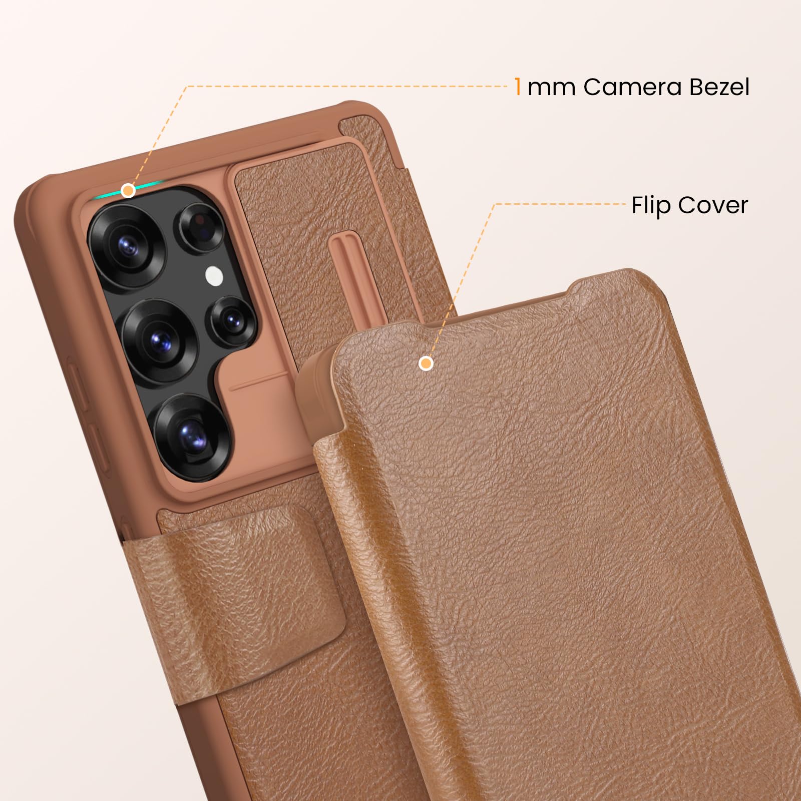 Foto 7 pulgar | Funda Tipo Cartera Nillkin Para Samsung Galaxy S25 Ultra Con Tarjetero - Venta Internacional.