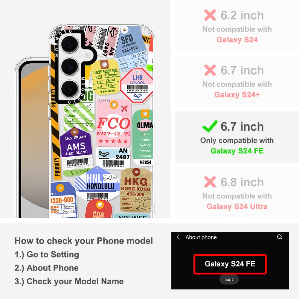 Foto 2 | Funda De Teléfono Mosnovo Para Samsung Galaxy S24 Fe Buffertech - Venta Internacional.