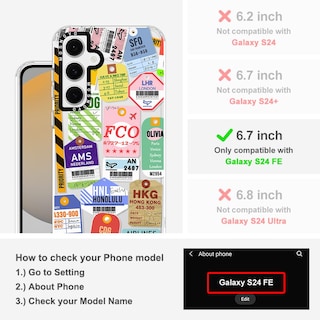 Foto 2 | Funda De Teléfono Mosnovo Para Samsung Galaxy S24 Fe Buffertech - Venta Internacional.