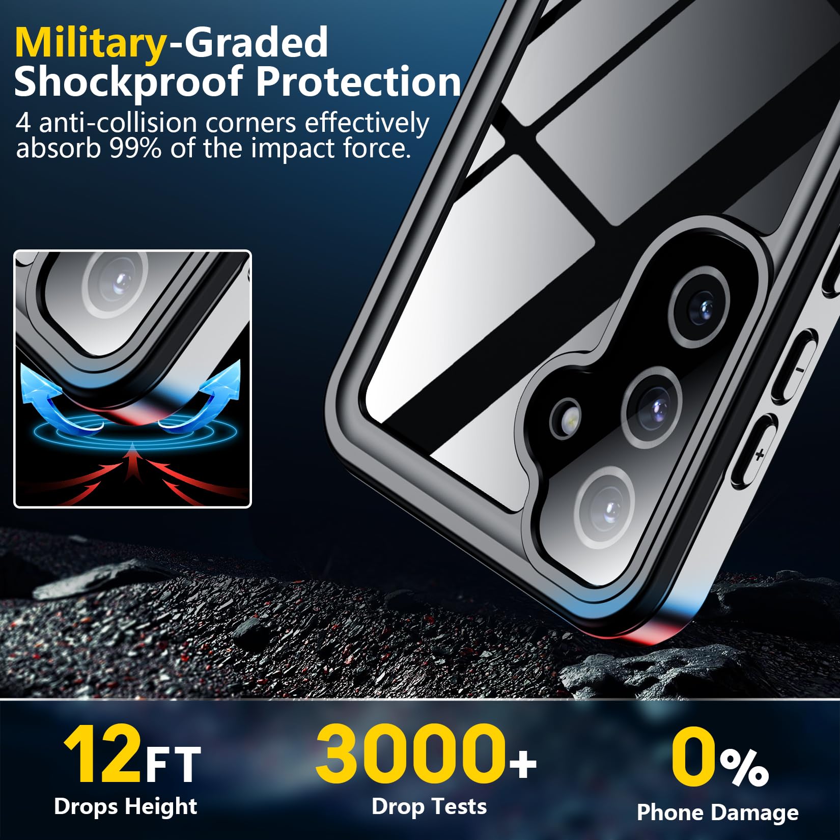 Foto 6 pulgar | Funda De Teléfono Spidercase Impermeable Para Samsung Galaxy S25 Plus - Venta Internacional.