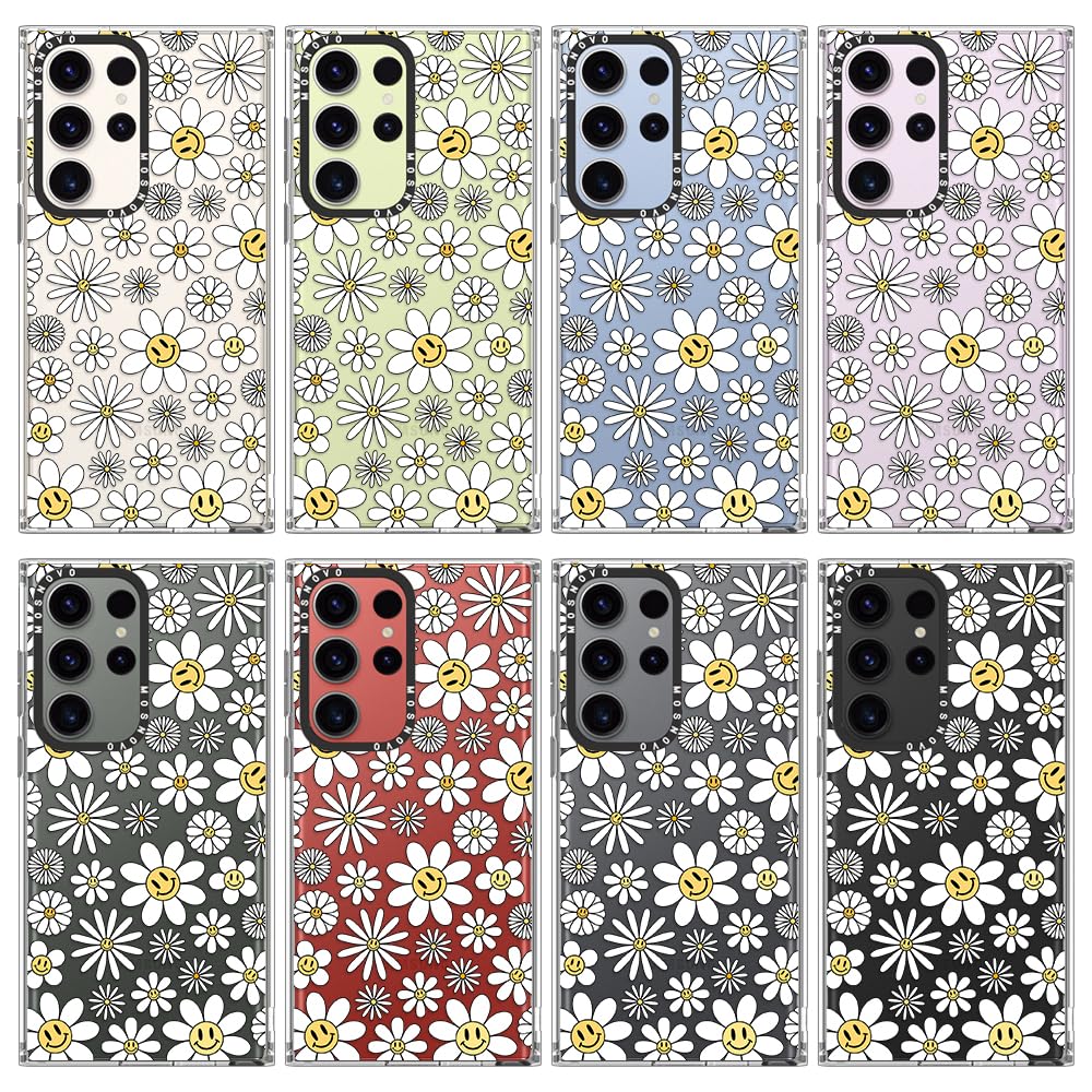 Foto 4 pulgar | Funda De Teléfono Mosnovo Para Samsung Galaxy S23 Ultra Happy Daisy - Venta Internacional.
