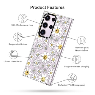 Foto 6 | Funda De Teléfono Mosnovo Para Samsung Galaxy S23 Ultra Happy Daisy - Venta Internacional.