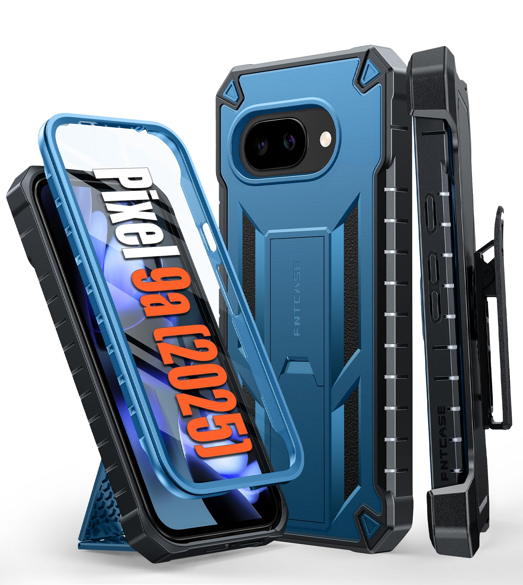 Funda De Teléfono Fntcase Para Google Pixel 9a Military Grade Blue - Venta Internacional.