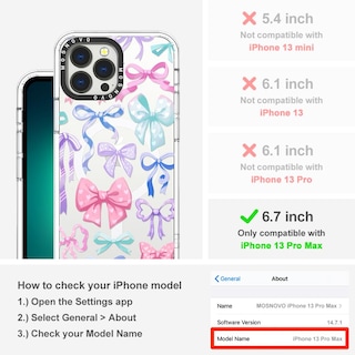 Foto 2 | Funda De Teléfono Mosnovo Compatible Con Iphone 13 Pro Max Clear - Venta Internacional.