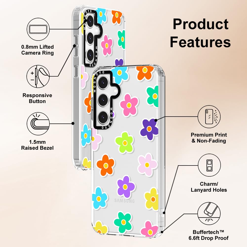 Foto 7 pulgar | Funda De Teléfono Mosnovo Para Samsung Galaxy S24 Fe Garden Glow - Venta Internacional.