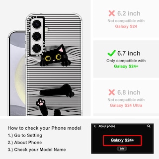Foto 2 | Funda De Teléfono Mosnovo Para Samsung Galaxy S24 Plus Con Protección Contra Caídas - Venta Internacional.