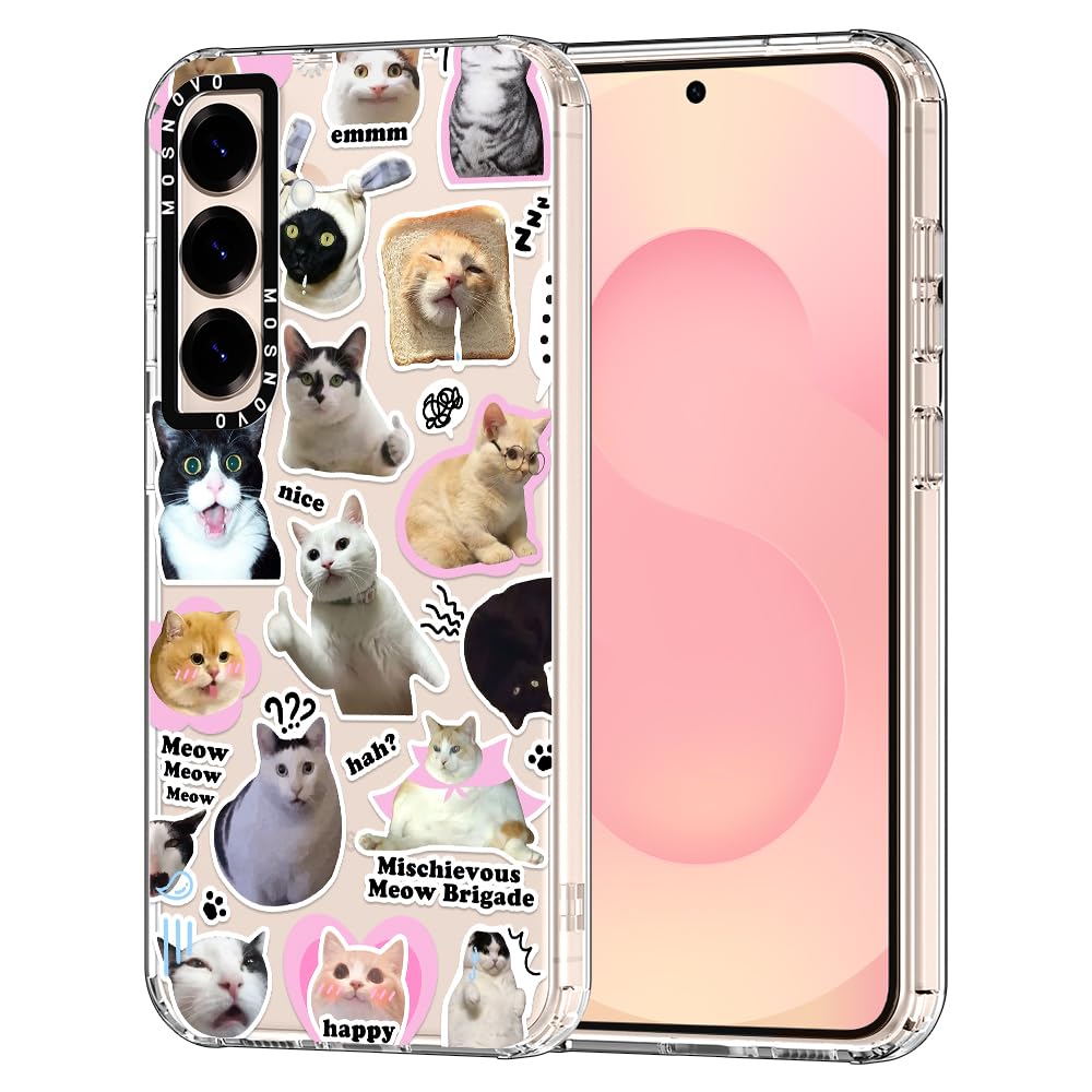 Foto 2 pulgar | Funda De Teléfono Mosnovo Para Samsung Galaxy S25 Plus Cat Brigade - Venta Internacional.