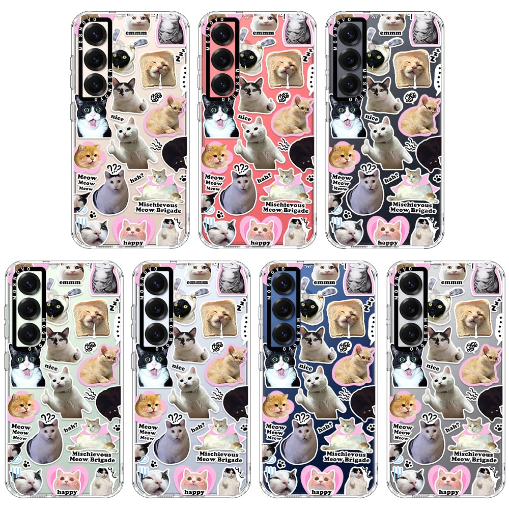 Foto 4 pulgar | Funda De Teléfono Mosnovo Para Samsung Galaxy S25 Plus Cat Brigade - Venta Internacional.