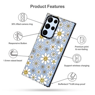 Foto 6 | Funda De Teléfono Mosnovo Para Samsung Galaxy S22 Ultra Happy Daisy - Venta Internacional.