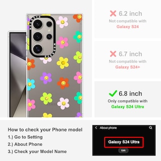 Foto 2 | Funda De Teléfono Mosnovo Para Samsung Galaxy S24 Ultra Clear Tpu - Venta Internacional.