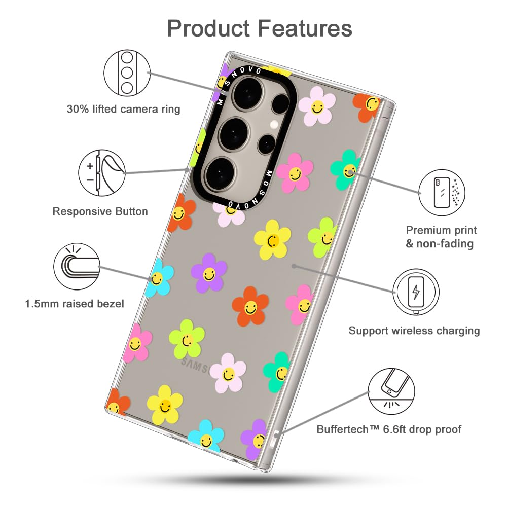 Foto 7 pulgar | Funda De Teléfono Mosnovo Para Samsung Galaxy S24 Ultra Clear Tpu - Venta Internacional.