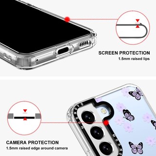 Foto 4 | Funda De Teléfono Mosnovo Para Samsung Galaxy S22 Lilac Butterfly - Venta Internacional.