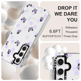 Foto 5 | Funda De Teléfono Mosnovo Para Samsung Galaxy S24 Fe Lilac Butterfly - Venta Internacional.