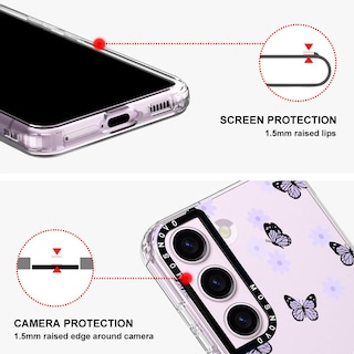 Foto 4 | Funda De Teléfono Mosnovo Para Samsung Galaxy S23 Lila Butterfly - Venta Internacional.