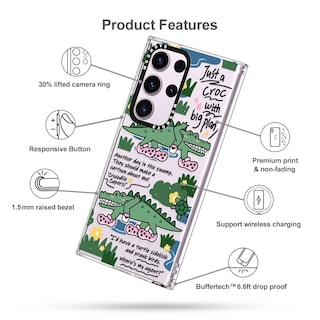 Foto 6 | Funda De Teléfono Mosnovo Para Samsung Galaxy S23 Ultra Croc Design - Venta Internacional.