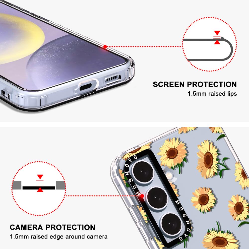 Foto 5 pulgar | Funda De Teléfono Mosnovo Para Samsung Galaxy S24 Plus Sunflowers - Venta Internacional.