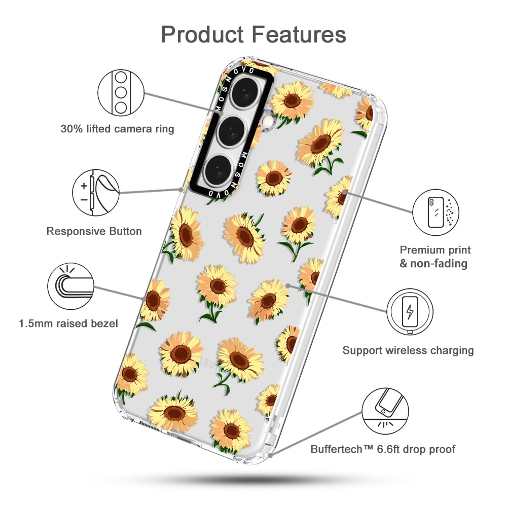 Foto 7 pulgar | Funda De Teléfono Mosnovo Para Samsung Galaxy S24 Plus Sunflowers - Venta Internacional.