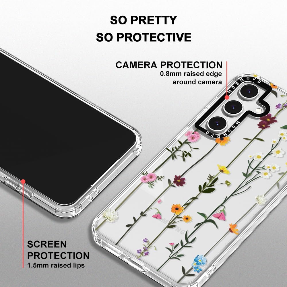 Foto 5 pulgar | Funda De Teléfono Mosnovo Para Samsung Galaxy S24 Fe Wildflowers - Venta Internacional.