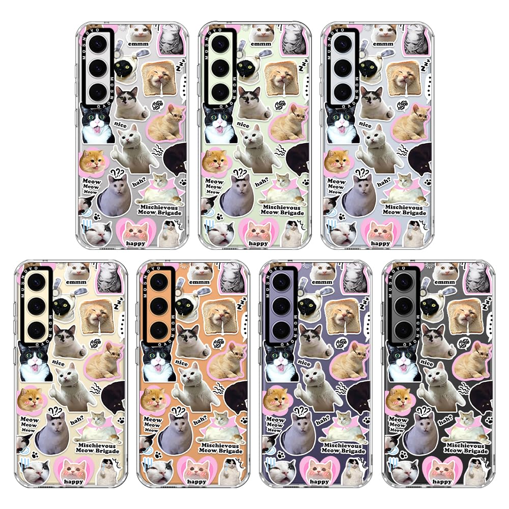 Foto 4 pulgar | Funda De Teléfono Mosnovo Para Samsung Galaxy S24 Plus Cat Brigade - Venta Internacional.
