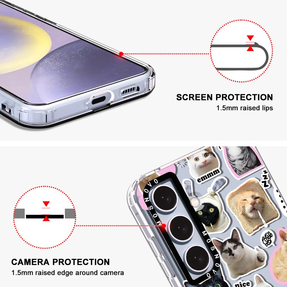 Foto 5 pulgar | Funda De Teléfono Mosnovo Para Samsung Galaxy S24 Plus Cat Brigade - Venta Internacional.
