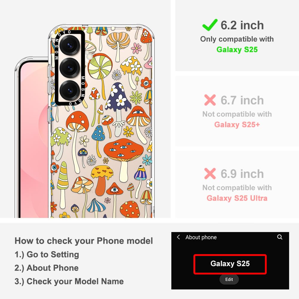 Foto 3 pulgar | Funda De Teléfono Mosnovo Para Samsung Galaxy S25 Con Protección Contra Caídas - Venta Internacional.