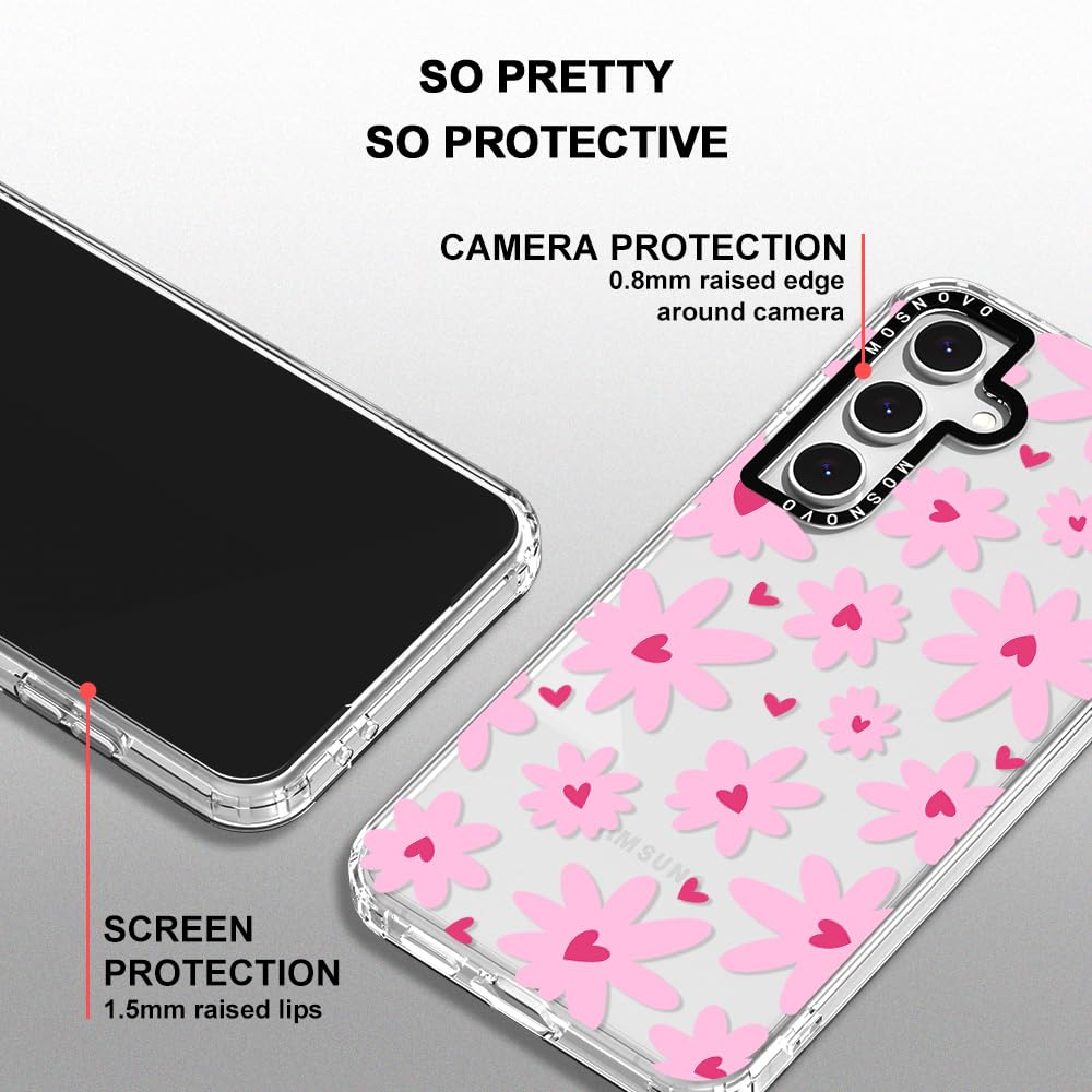 Foto 5 pulgar | Funda De Teléfono Mosnovo Para Samsung Galaxy S24 Fe Love In Bloom - Venta Internacional.