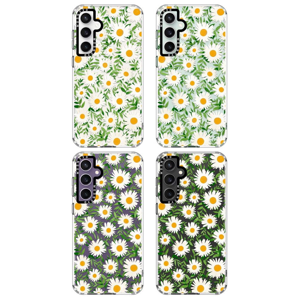 Foto 4 pulgar | Funda De Teléfono Mosnovo Para Samsung Galaxy S23 Fe Daisies Design - Venta Internacional.