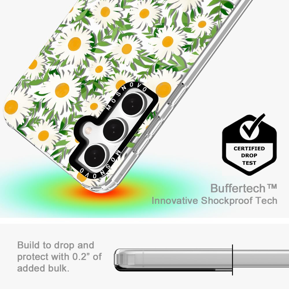 Foto 6 pulgar | Funda De Teléfono Mosnovo Para Samsung Galaxy S23 Fe Daisies Design - Venta Internacional.