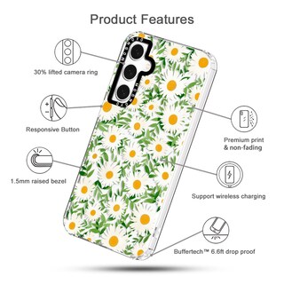 Foto 6 | Funda De Teléfono Mosnovo Para Samsung Galaxy S23 Fe Daisies Design - Venta Internacional.