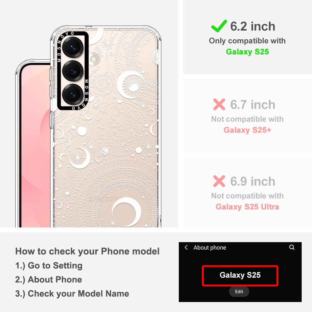 Foto 3 pulgar | Funda De Teléfono Mosnovo Para Samsung Galaxy S25 Con Protección Contra Caídas - Venta Internacional.