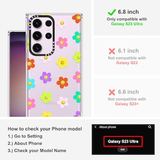Foto 2 | Funda De Teléfono Mosnovo Para Samsung Galaxy S23 Ultra Clear Tpu - Venta Internacional.