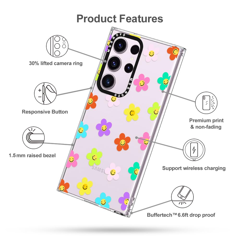 Foto 7 pulgar | Funda De Teléfono Mosnovo Para Samsung Galaxy S23 Ultra Clear Tpu - Venta Internacional.