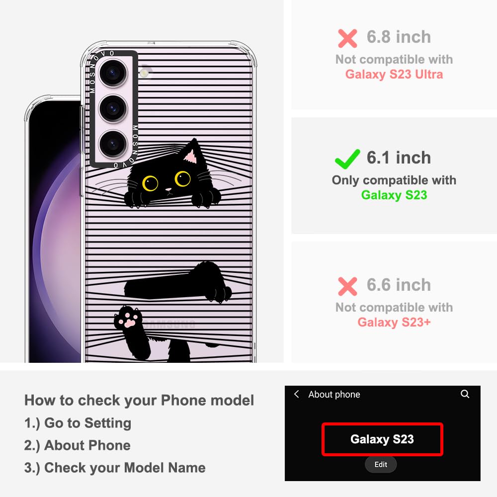 Foto 2 | Funda De Teléfono Mosnovo Para Samsung Galaxy S23 Buffertech 2m Drop - Venta Internacional.