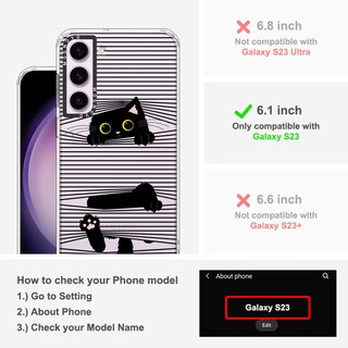 Foto 2 | Funda De Teléfono Mosnovo Para Samsung Galaxy S23 Buffertech 2m Drop - Venta Internacional.