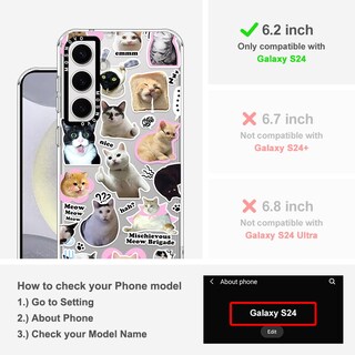 Foto 2 | Funda De Teléfono Mosnovo Para Samsung Galaxy S24 Buffertech 2m Drop - Venta Internacional.