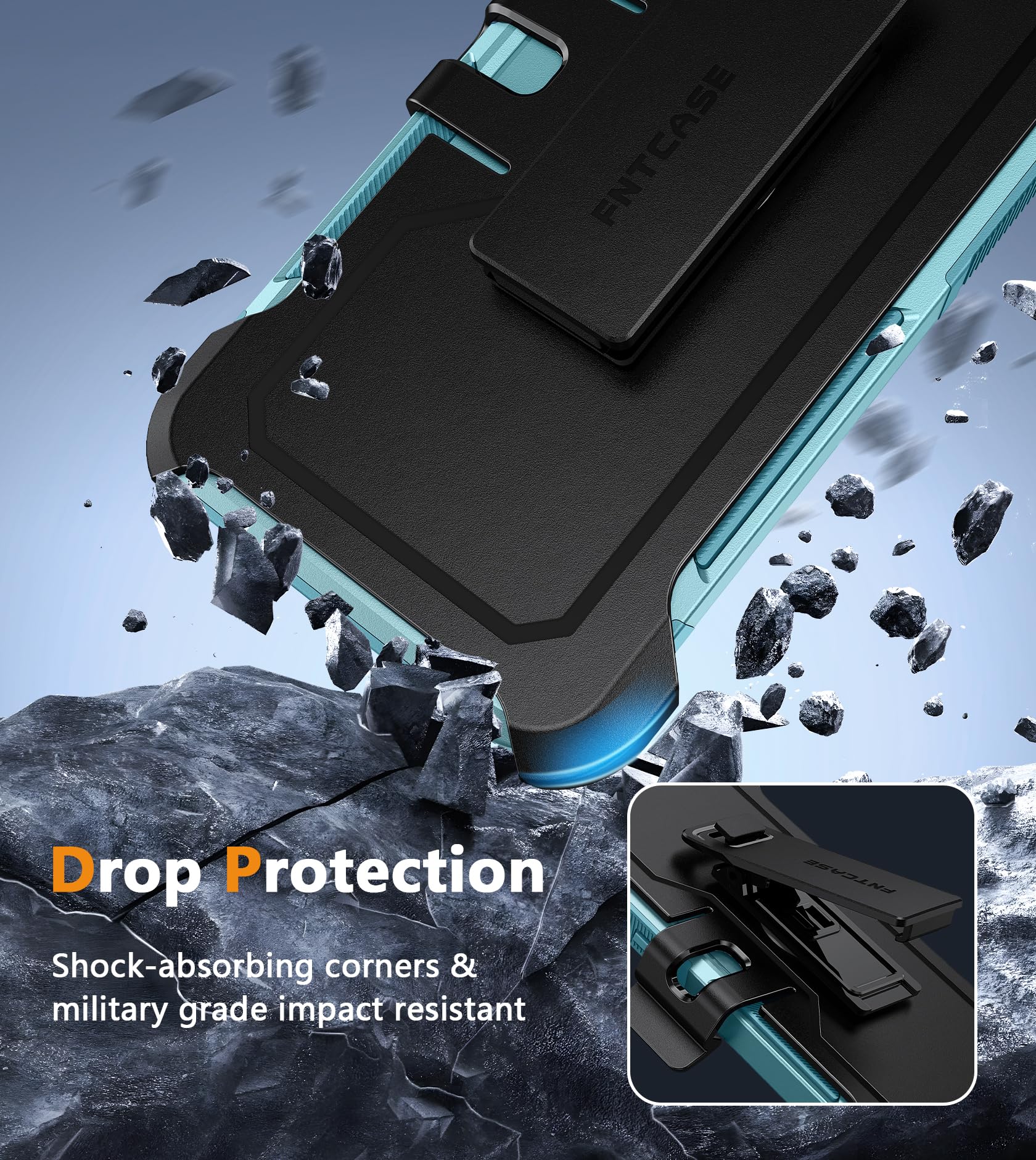 Foto 7 pulgar | Funda De Teléfono Fntcase Para Samsung Galaxy A36-5g Con Clip Para Cinturón - Venta Internacional.
